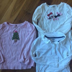 Girls long sleeve tops